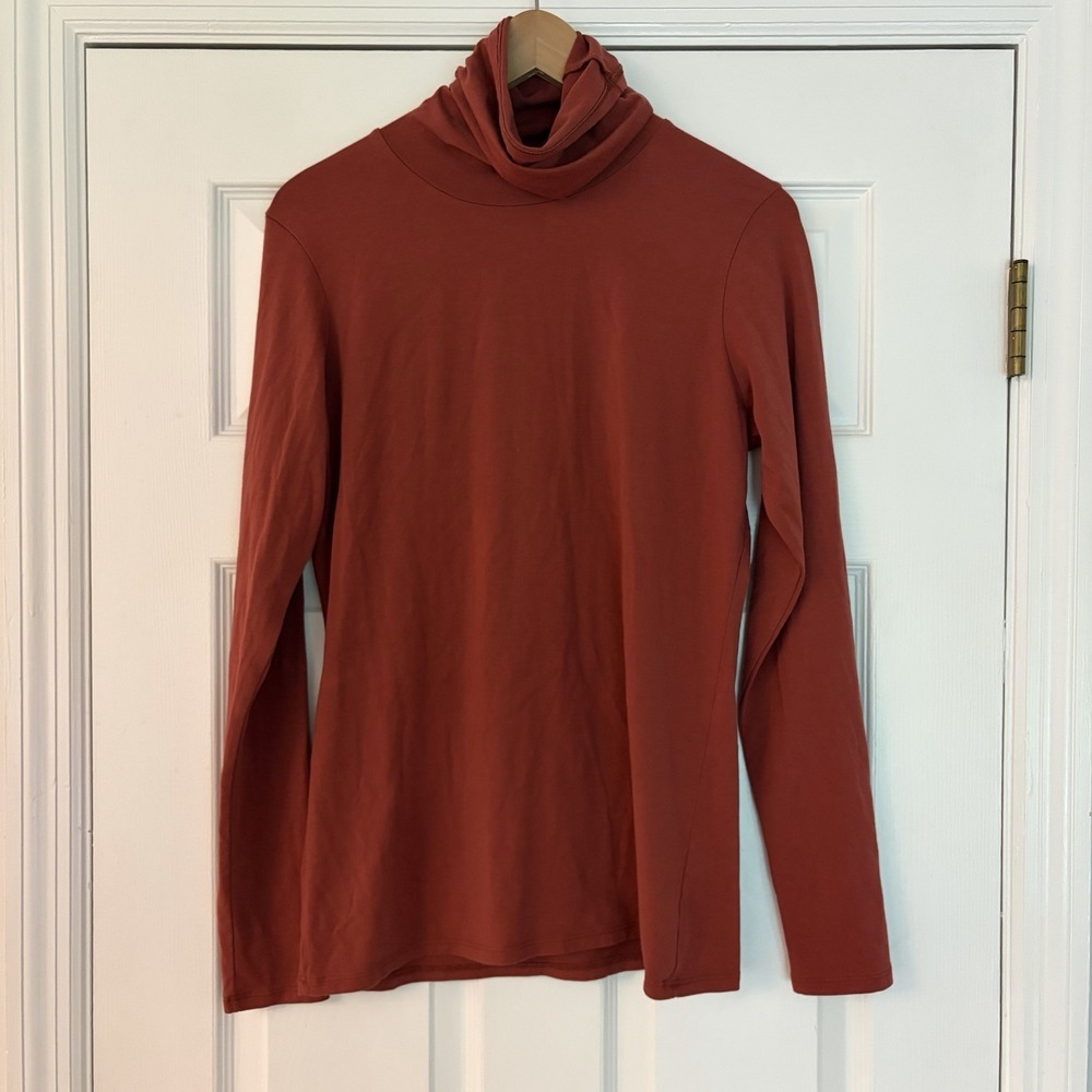 Peruvian Connection Womens Extreme T Neck Pima Cotton Turtleneck Large Stretch